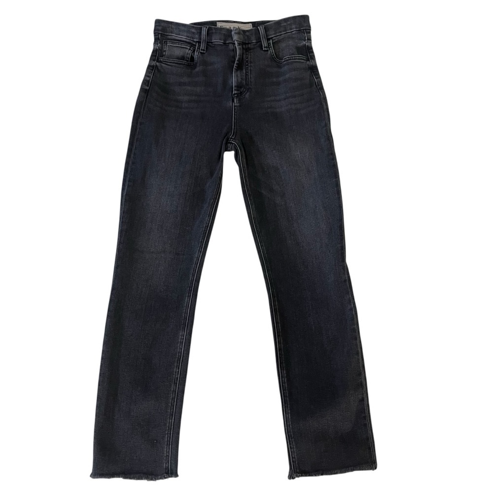 Frank & Eileen Derry Signature Slim Straight Washed Black Raw Hem Jeans Size 27 - Picture 3 of 14